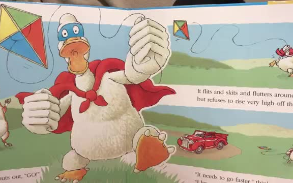 宝宝学英语带宝宝一起看书鸭超人superduck