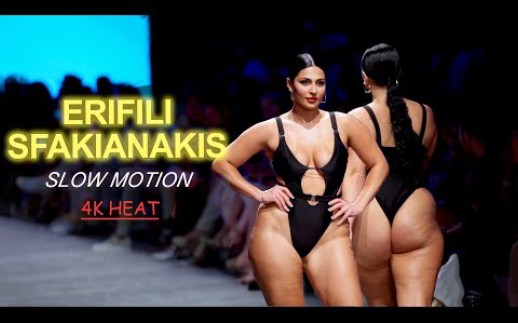 Erifili Sfakianakis Slow Motion | Miami Swim Week 2023