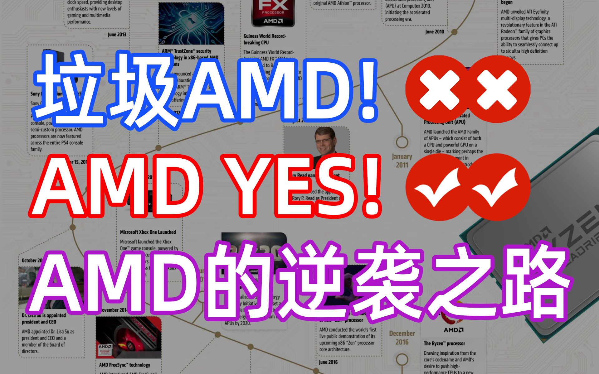 从垃圾AMD到AMD YES！一穷二白AMD的逆袭之路！（上）