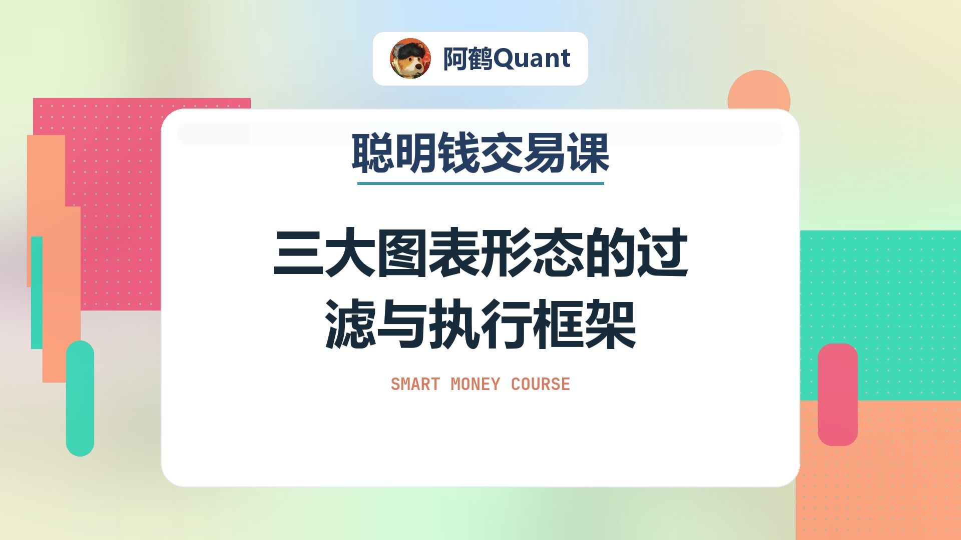 三大图表形态的过滤与执行框架