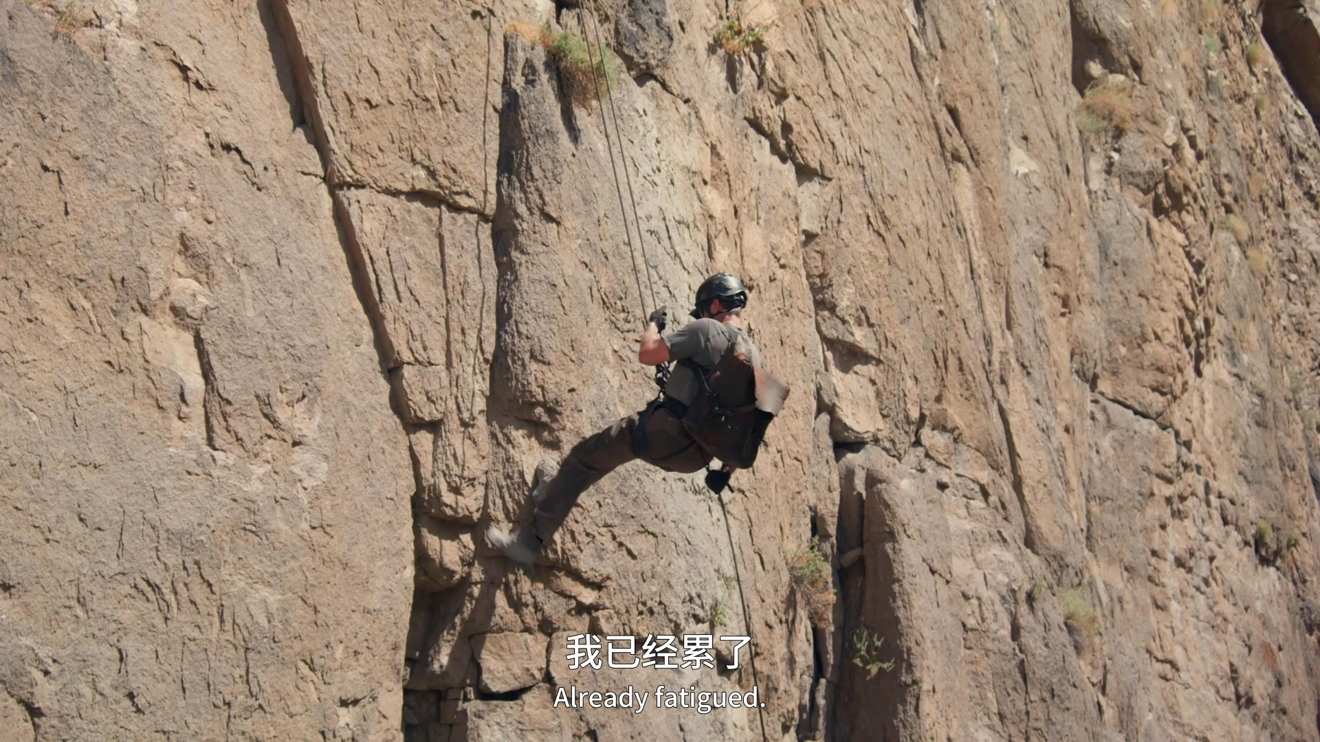 【荒野求生全明星：绝境挑战】看点2-1 靠绳索从60米垂直悬崖下降