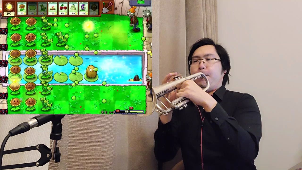 小号演奏植物大战僵尸BGM