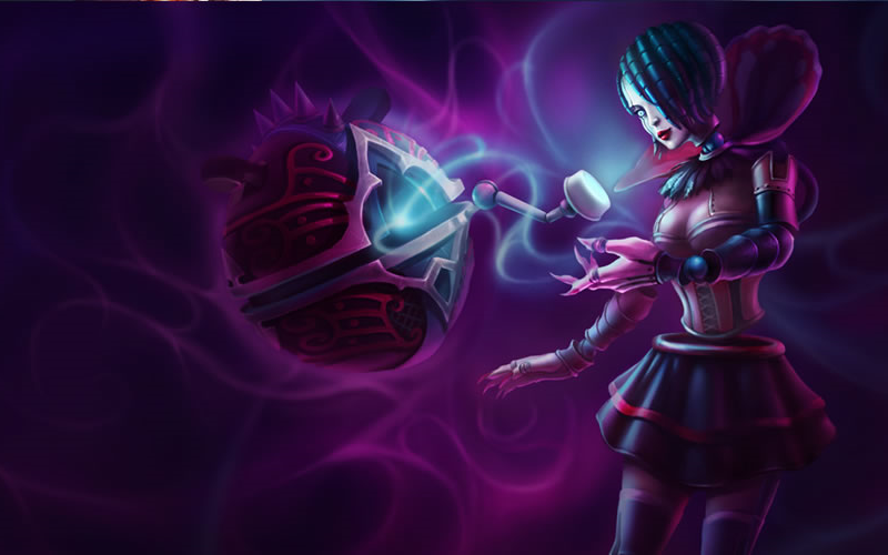 发条魔灵奥莉安娜哥特女仆皮肤浏览skinspotlight