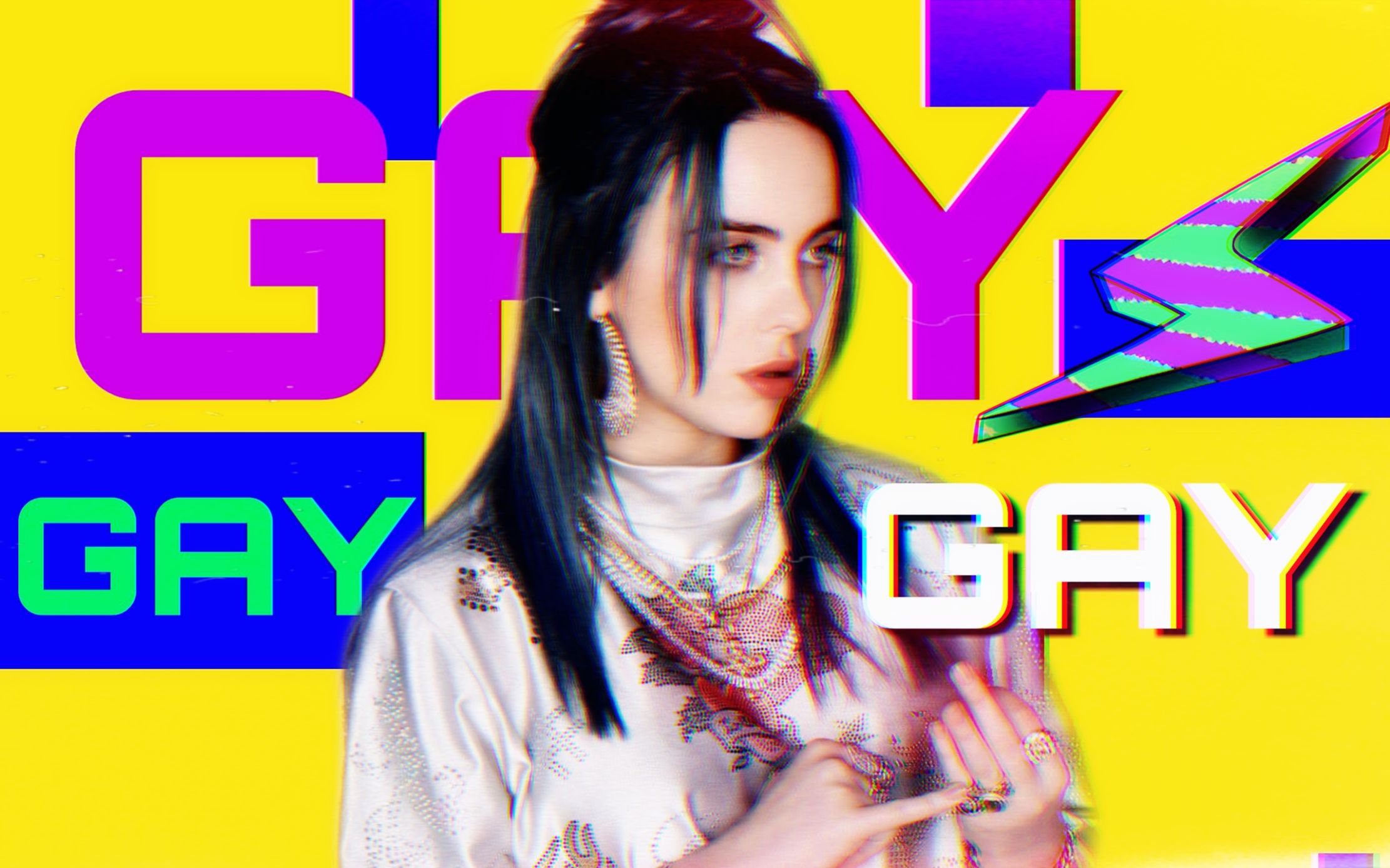 碧梨billieeilish最新现场表演wishyouweregay