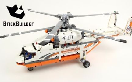 乐高科技】42052双桨重型直升机（会动哦）-哔哩哔哩