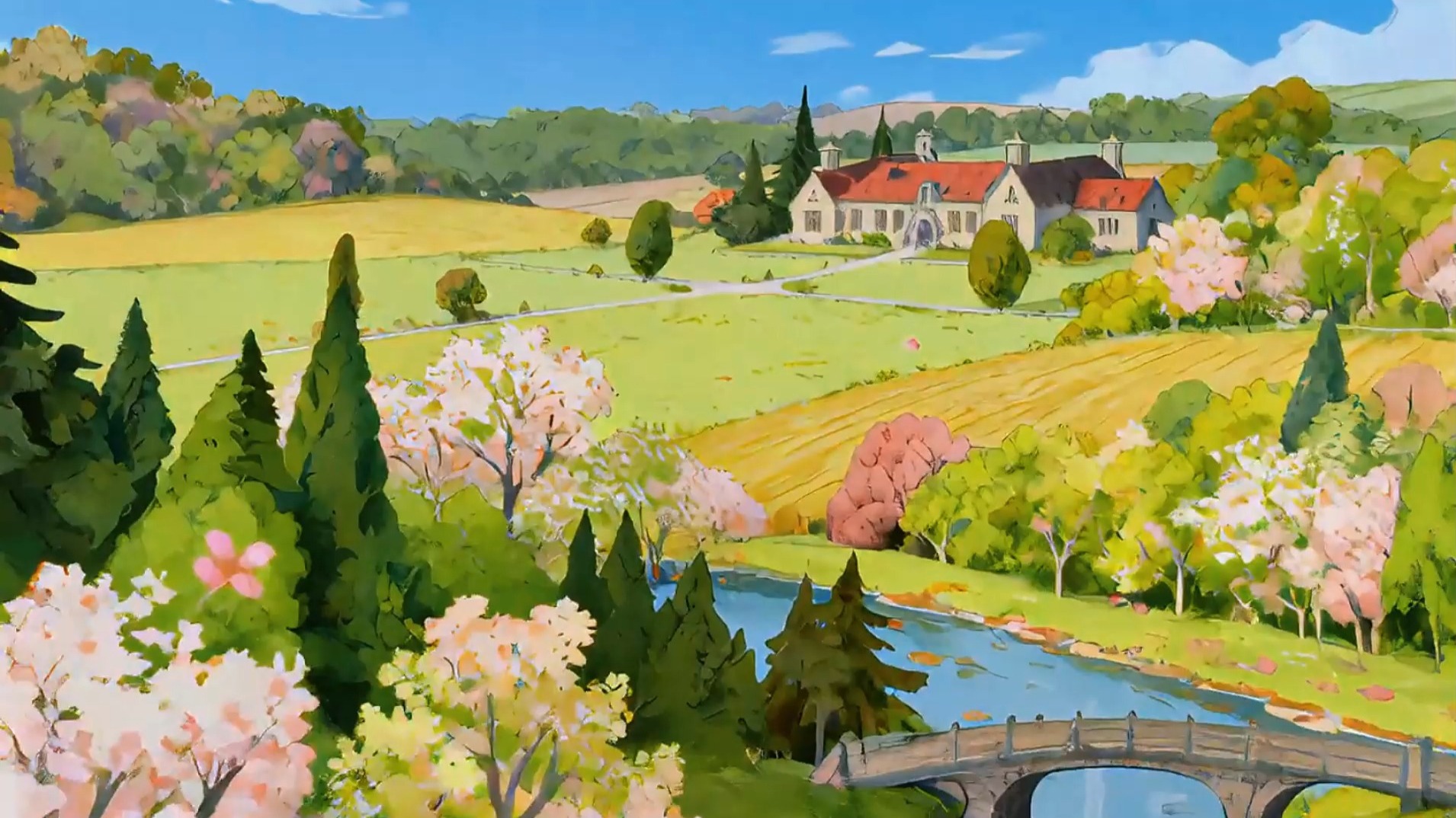 隐居庄园，晴空万里版，谢谢大家的欣赏，希望大家喜欢