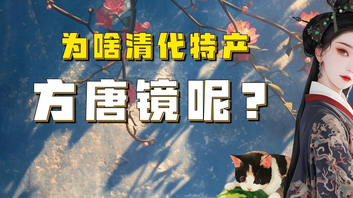 【吃瓜蒙主】为啥清代特产方唐镜呢？