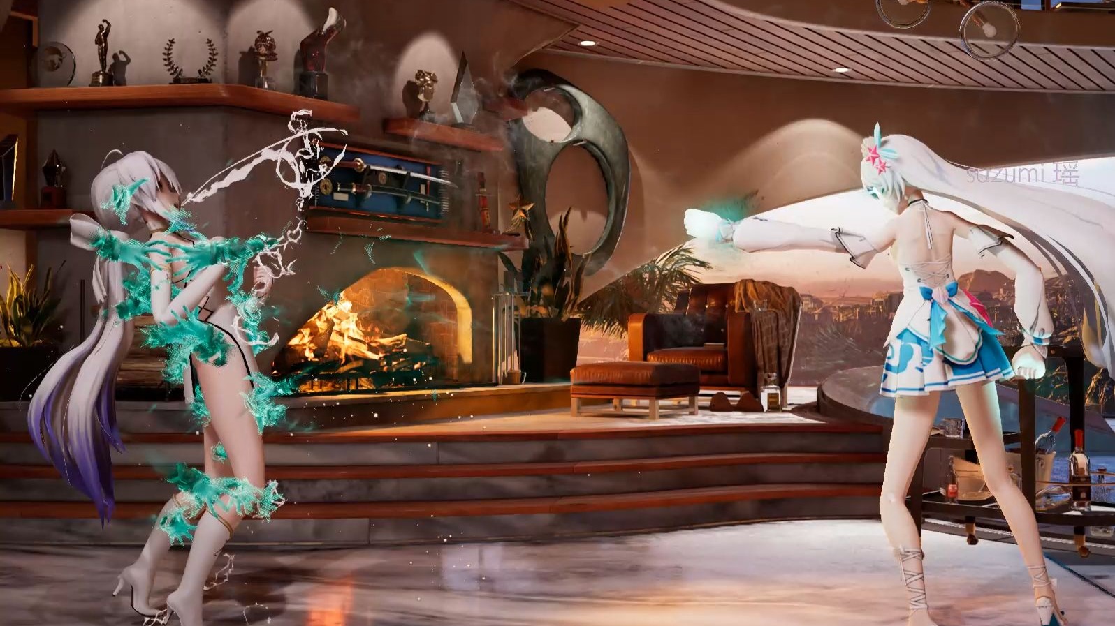 MK1 White boot Haku short r