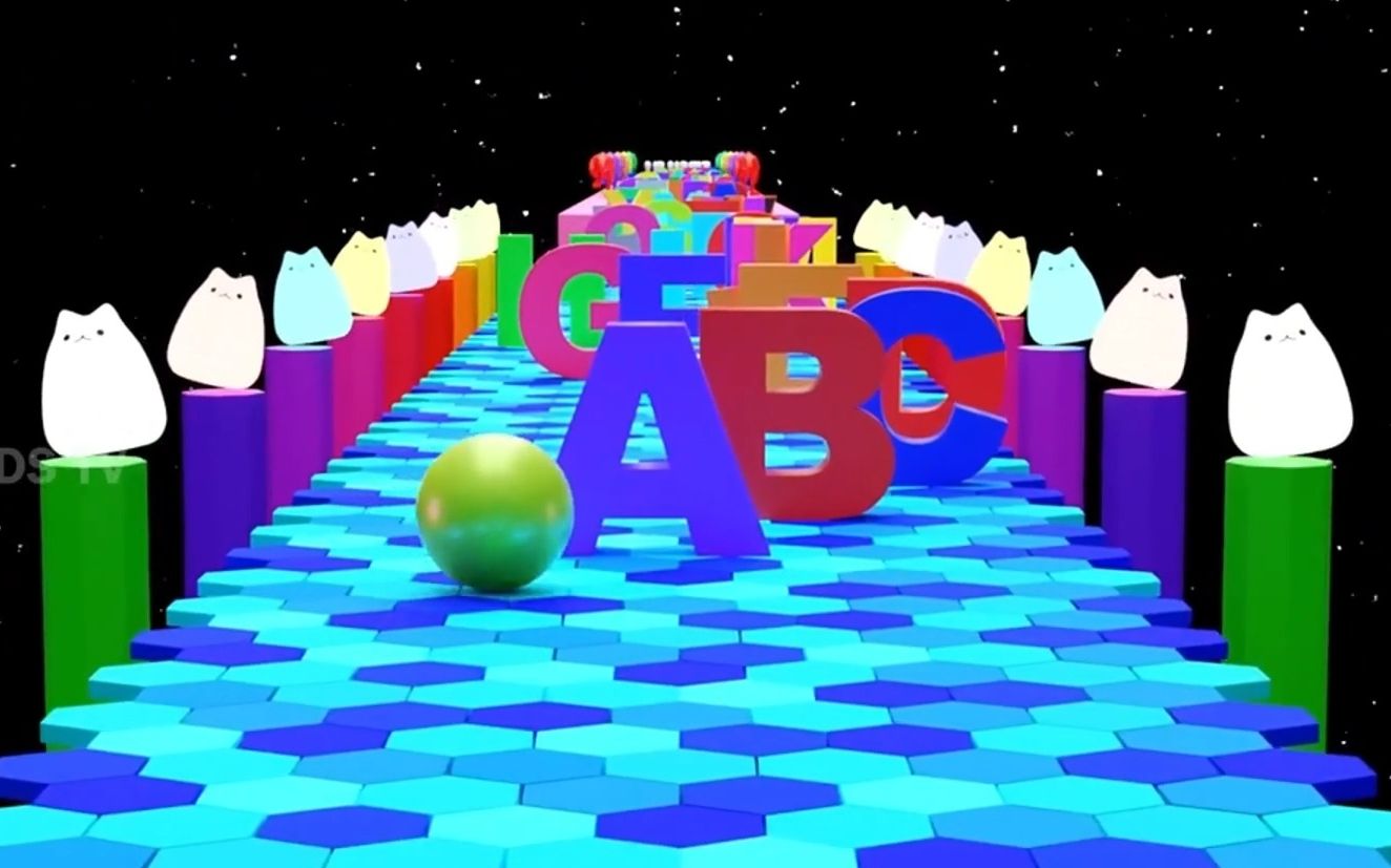 彩色保龄球 ABC 字母儿歌