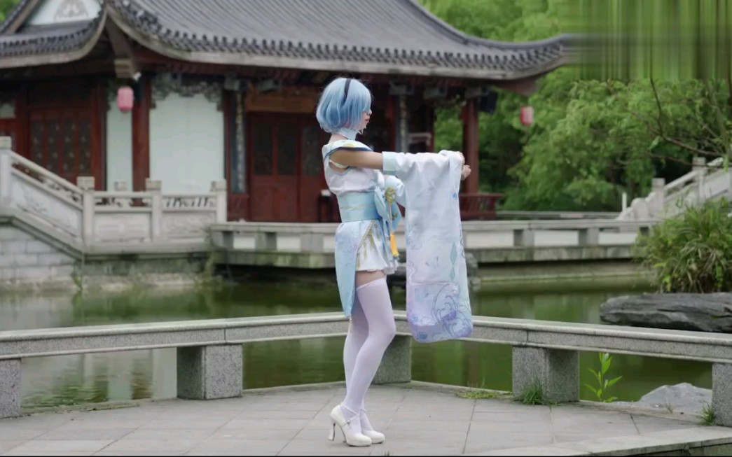 【翎霜】白丝蕾姆cos跳极乐净土~