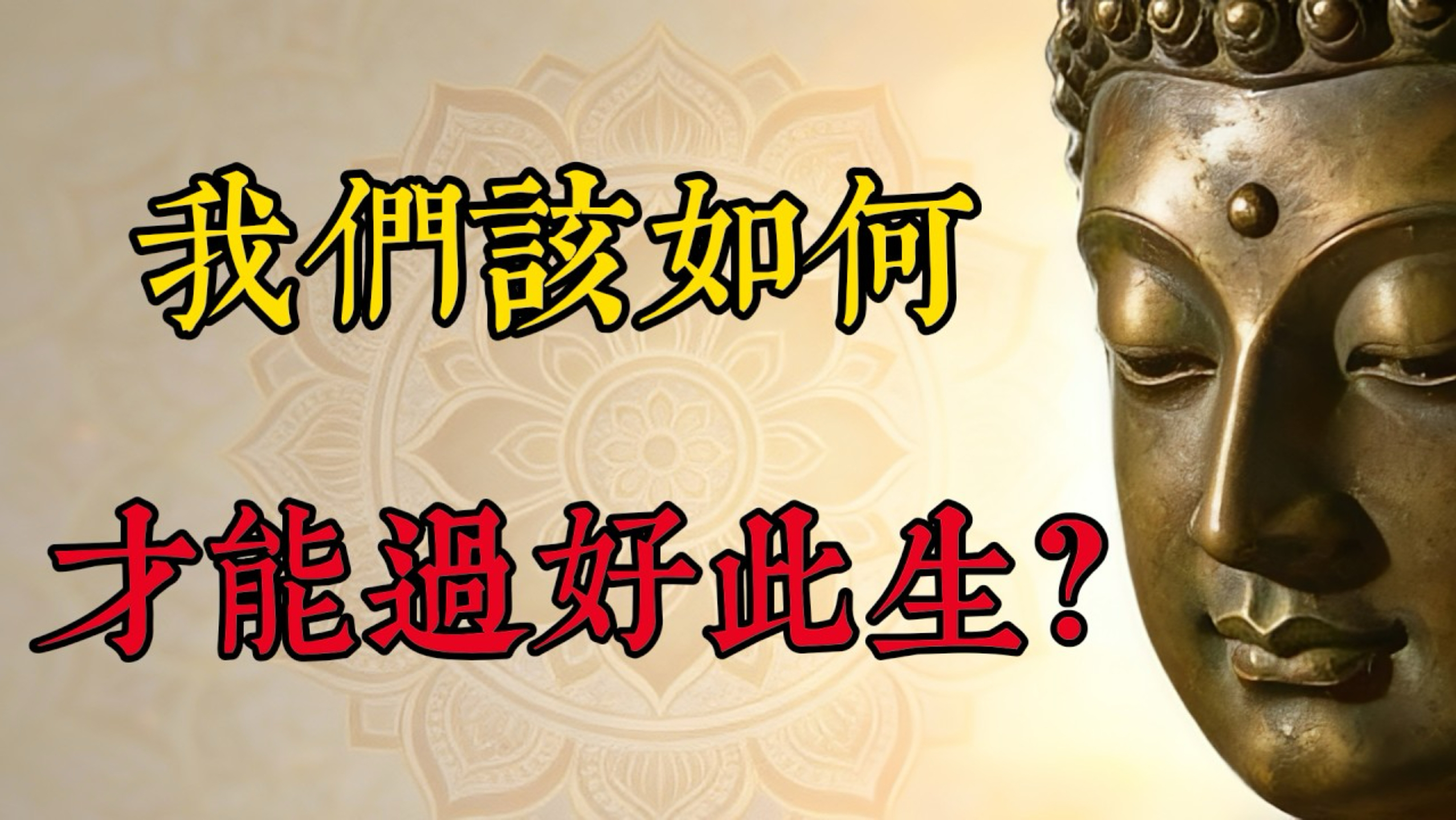 听过很多道理，为何仍过不好这一生？｜致红尘中修心的你