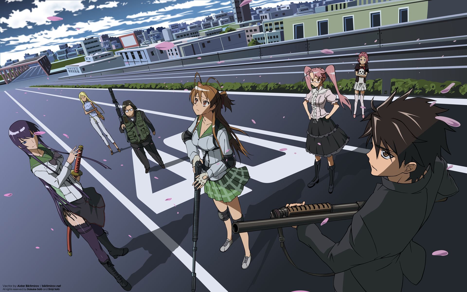HIGHSCHOOL OF THE DEAD_哔哩哔哩 (゜-゜)つロ 干杯~-bilibili