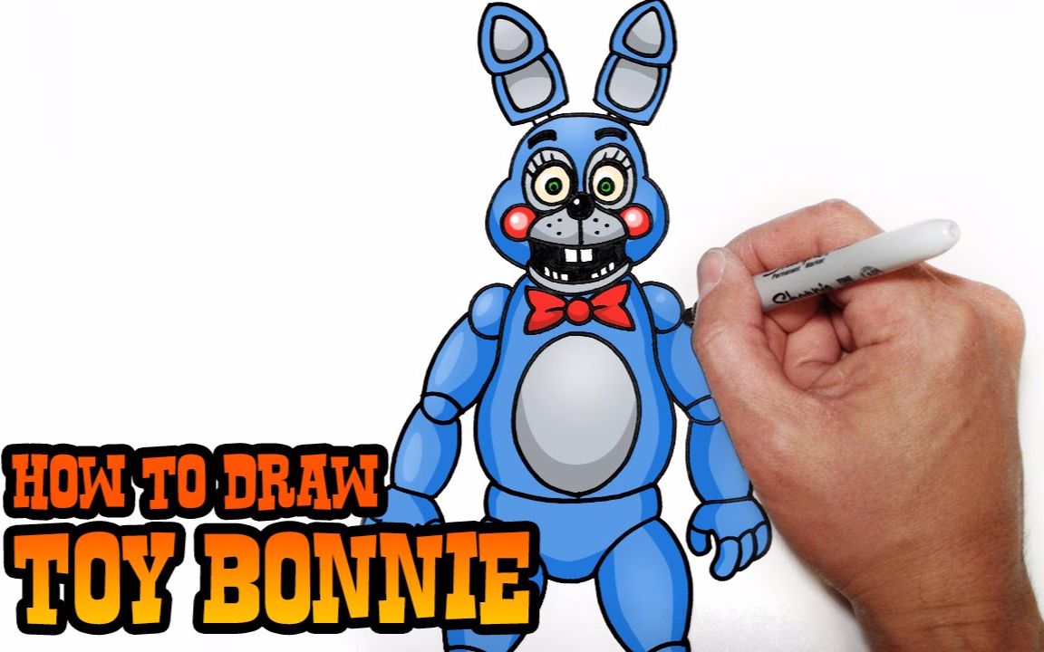 【fnaf】教你画一只toy bonnie!