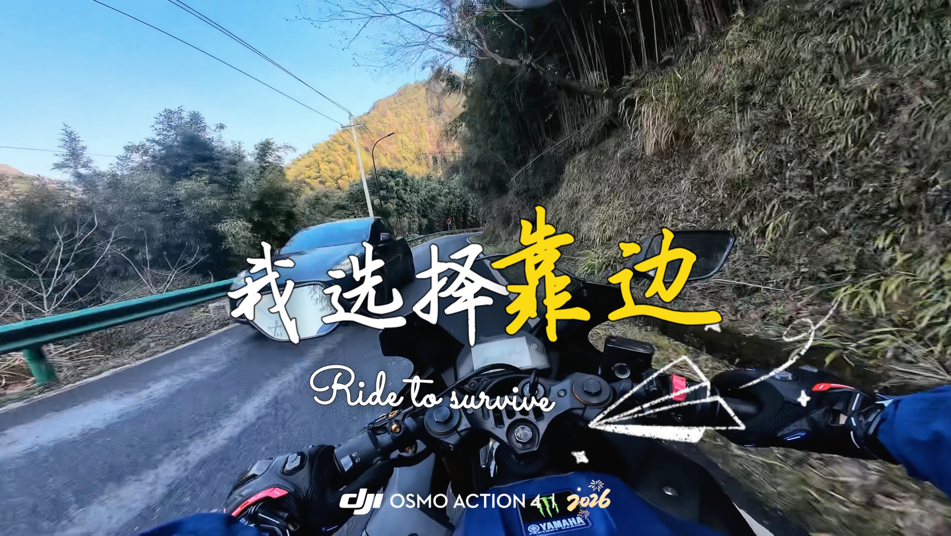 选择了最保命的骑法