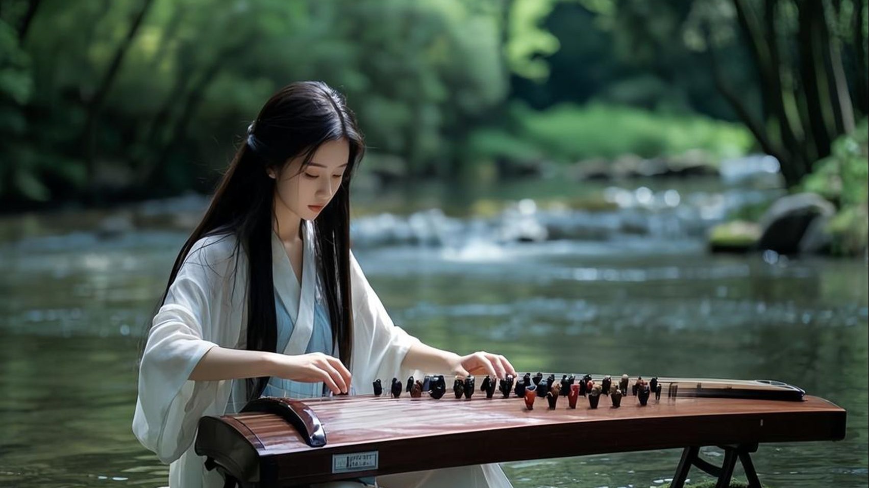 天籁古筝《云水禅心》静心养神，百听不厌