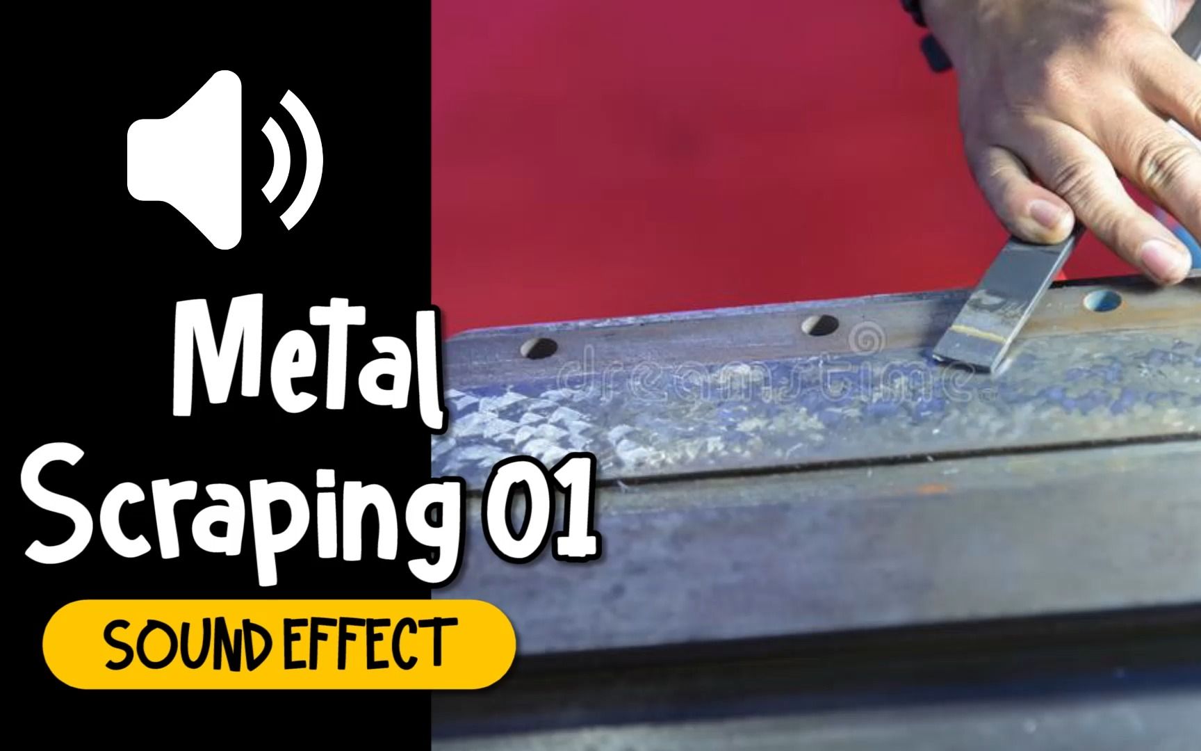 金属 #01 刮 削 摩擦 音效 (HQ)