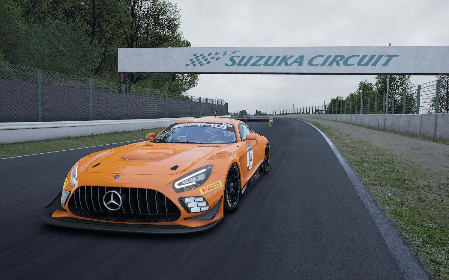 acc suzuka 铃鹿 1:58.674 mercedes-amg gt3 evo 2020 hotlap