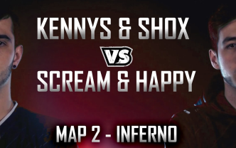 csgo htc 2v2 - kennys shox vs scream happy 炼狱小镇