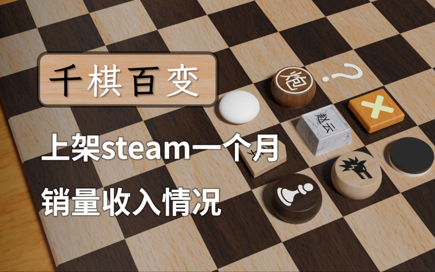 我的游戏上架steam一个月后有多少销量和收入?