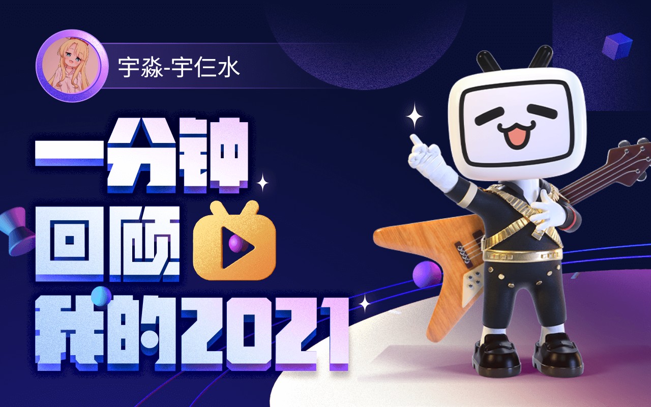 【年度报告】宇淼-宇仨水的2021时光机_哔哩哔哩_bilibili