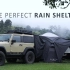 【雨中露营】澳洲小哥的新款车尾帐好喜欢 雨中露营 单人露营 牧马人