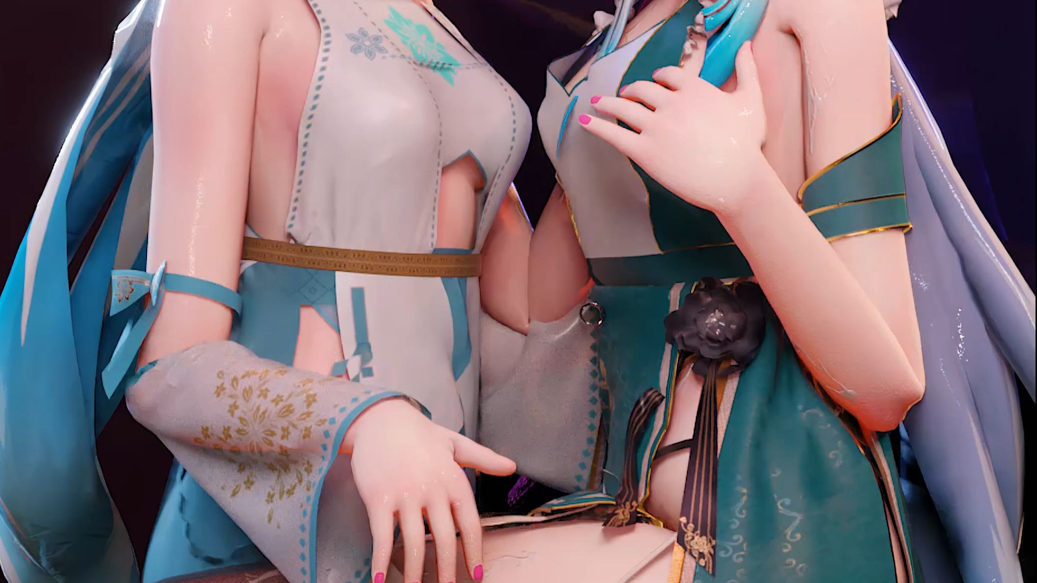 A female brat should be picked up ___