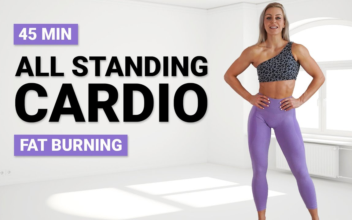 【fitness__kaykay45分钟全站式有氧运动HIIT训练 无设备·无重复·燃烧脂肪·超级出汗】_哔哩哔哩_bilibili