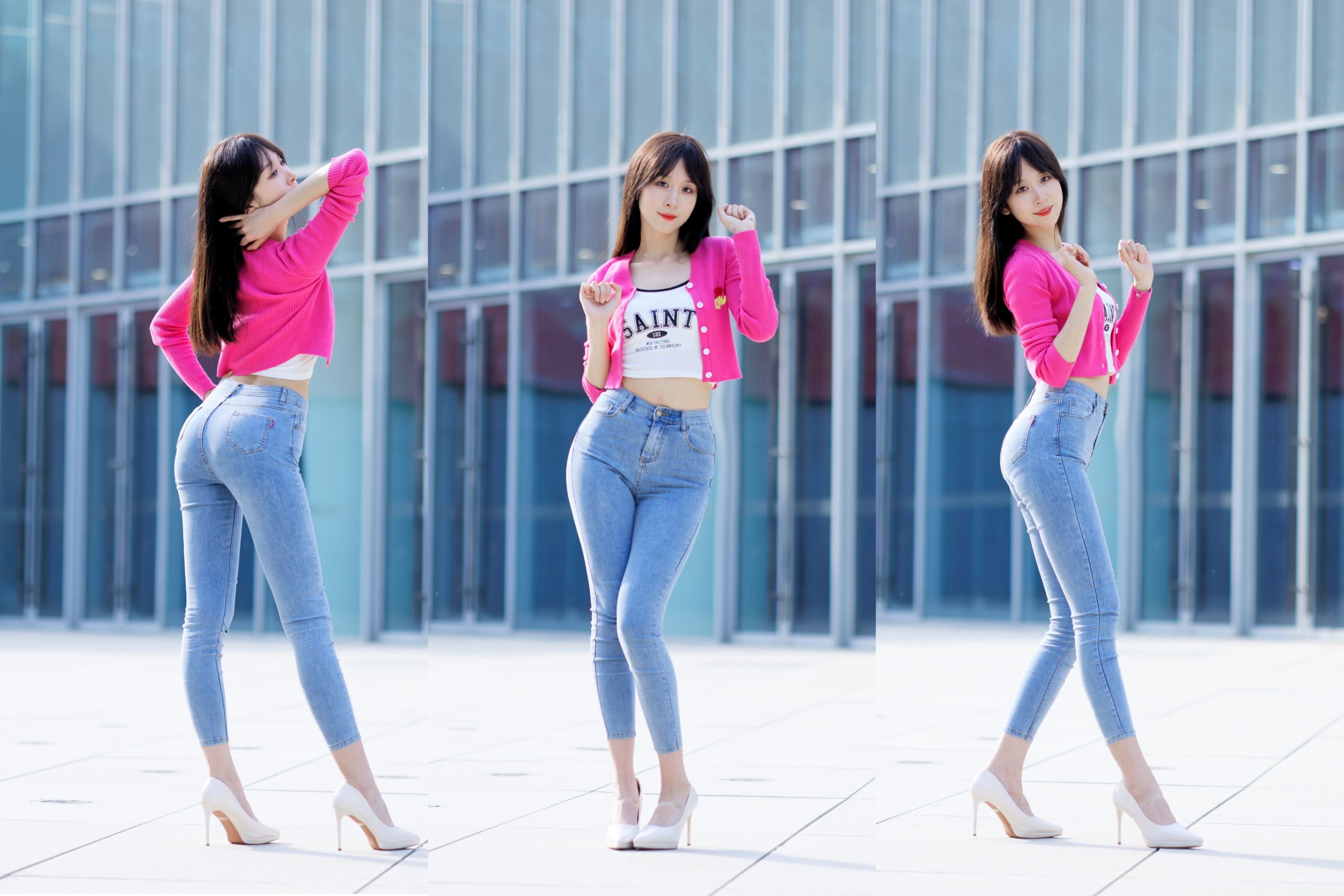 今年长肉了没？夏天就是要牛仔裤shake it！去年4月录的