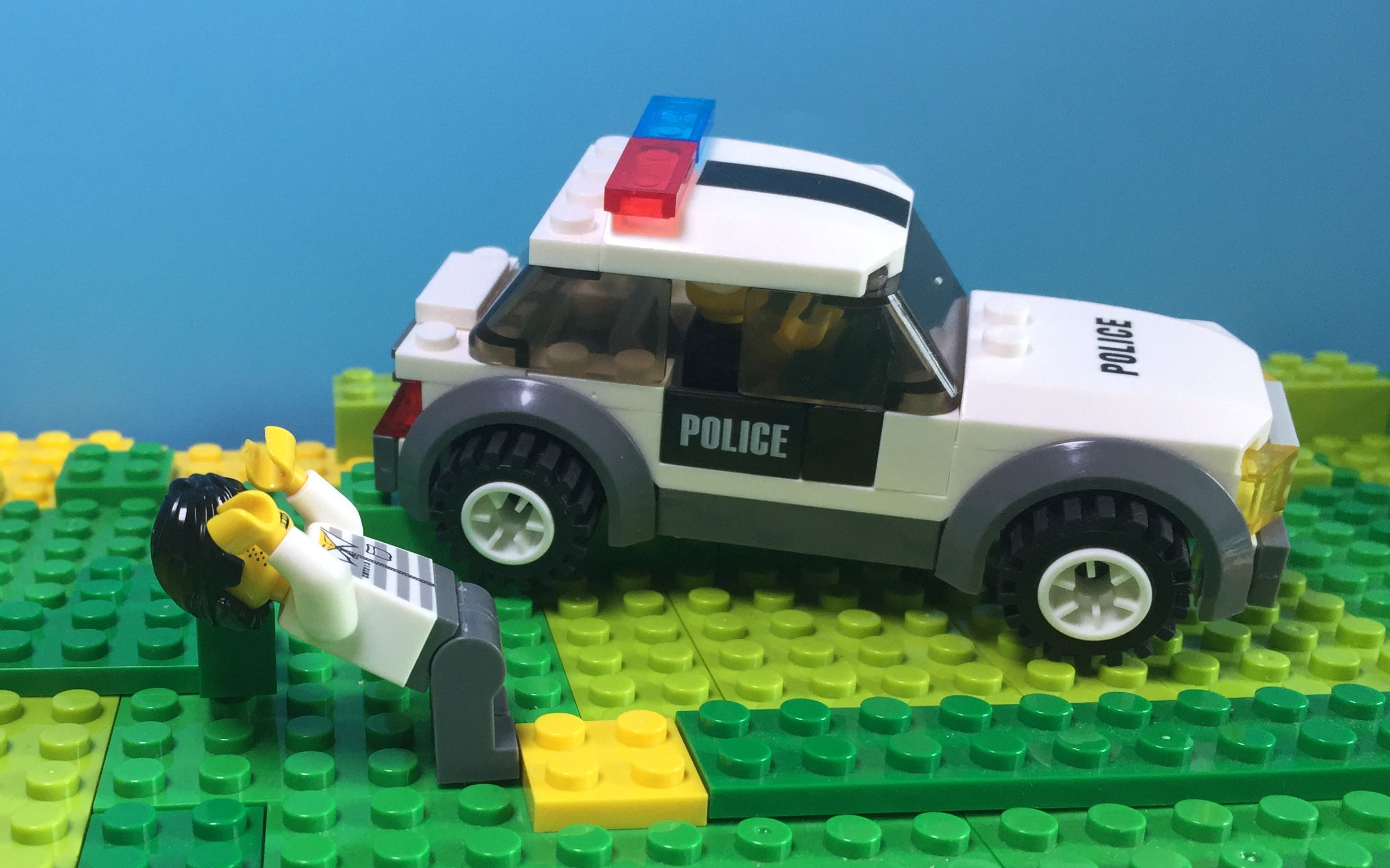 乐高积木玩具 城市主题警车（型号 60312 适用年龄5+）