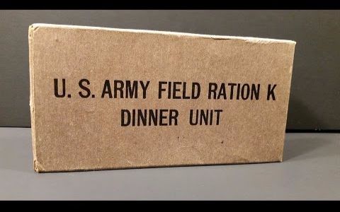 1943年的美军K型军粮晚餐试吃&香烟试抽