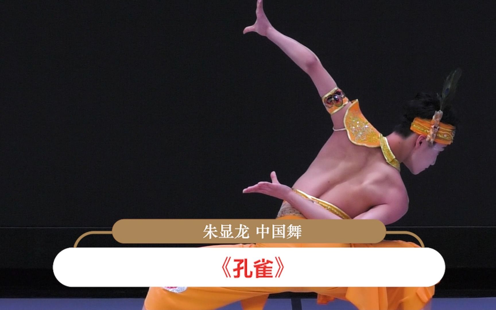 【2023中国顶尖舞者成长计划】全国推选 16-18岁组晋级学员  朱显龙  中国舞 《孔雀》