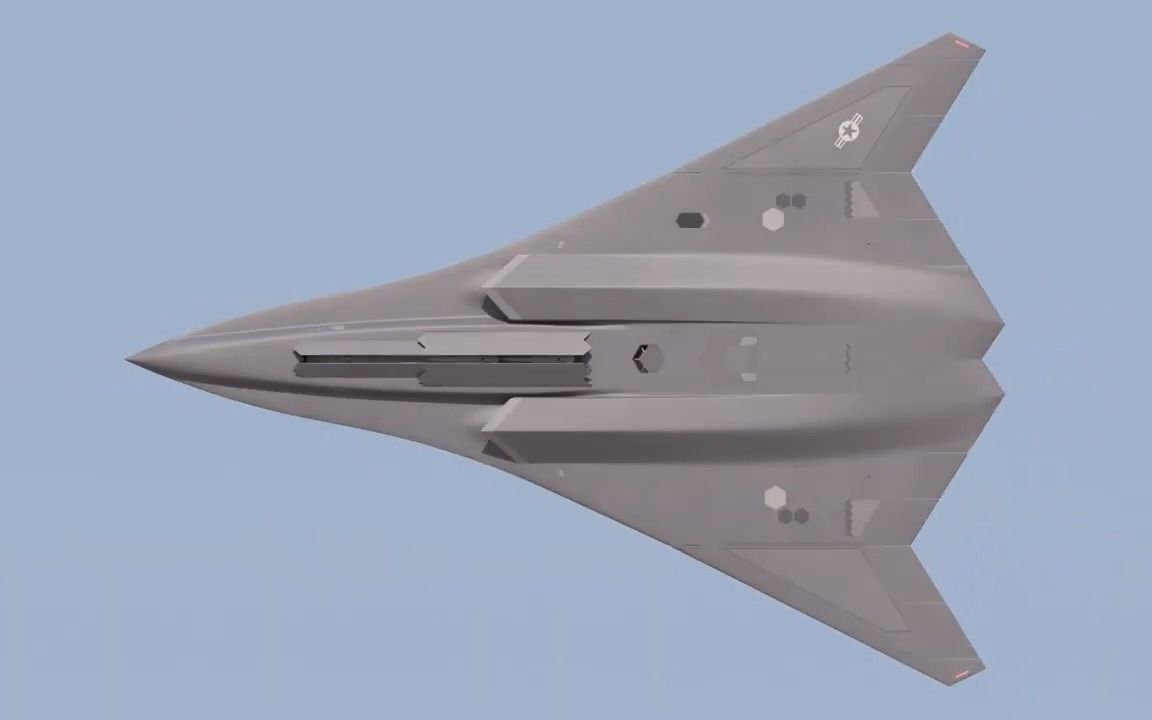 美国终于展示了第一架第六代战斗机！
