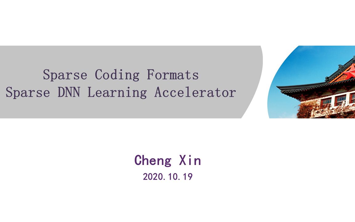 【paper sharing1】Sparse DNN Learning Acceleratortraining conv_哔哩哔哩_bilibili