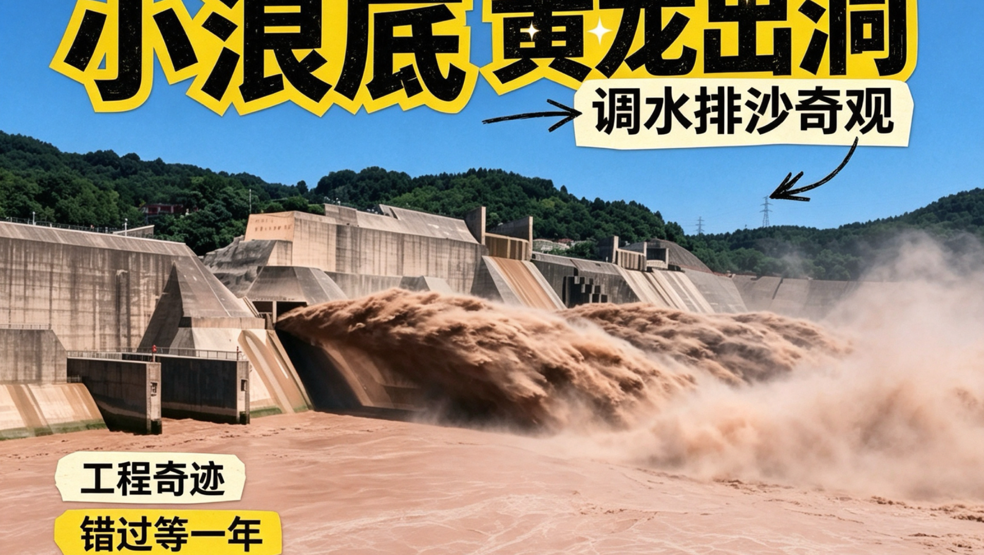 一个视频带你看小浪底调水排沙