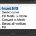 iBlender中文版插件Outline To SVG 教程2021 年如何在没有垃圾边缘的情况下在 Blender 中