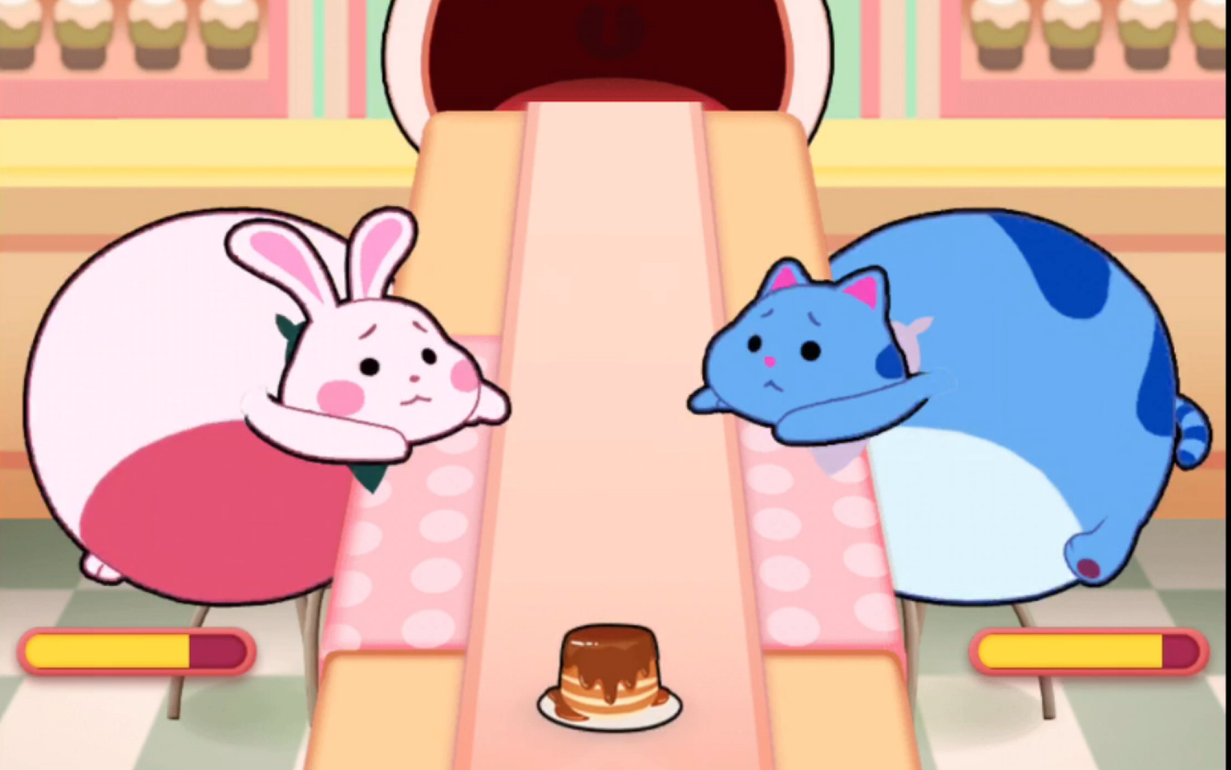 无敌破坏王2片尾彩蛋游戏-《煎饼和奶昔》（谁会先吃撑？）