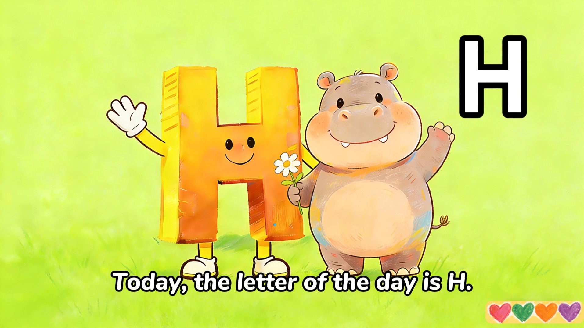 The letter of the day - Hh