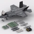 F-35闪电II战斗机乐高moc积木拼装动画