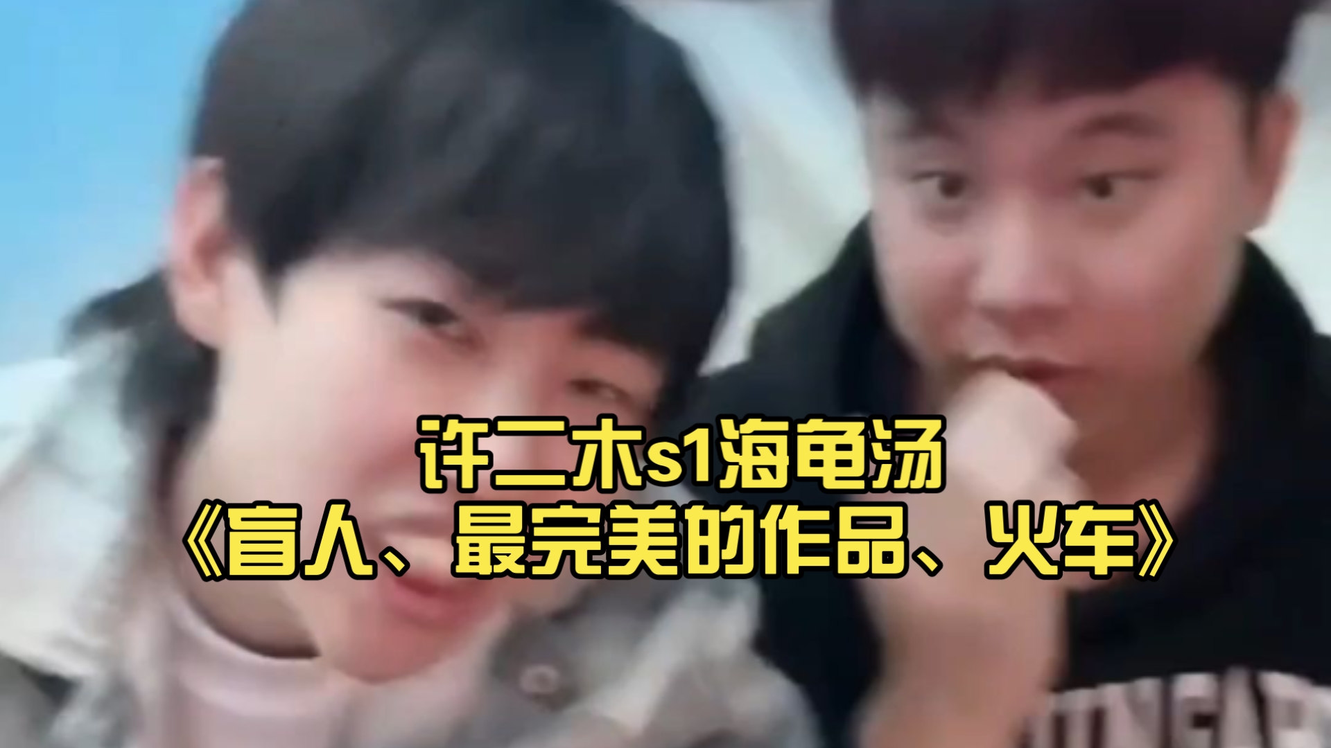 许二木s1海龟汤《盲人、最完美的作品、火车》可下饭助眠