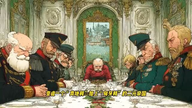 俾斯麦痛哭劝国王！普鲁士差点葬送胜利《漫话欧洲史234》普奥战争|俾斯麦|柯尼希格雷茨战役|北德意志邦联|奥匈帝国|布拉格条约|列支敦士登|匈牙利|圣史蒂芬王冠