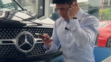 苏州 壹臣 正装诱惑卖车 大胸肌肉男 4.30