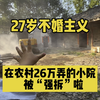 27 岁不婚主义的我带着 1 岁半的亲儿子和男朋友一起回农村开启梦想中的田园生活，打算用 3 个月时间改造并入住小院，你们觉得房子能建好吗
