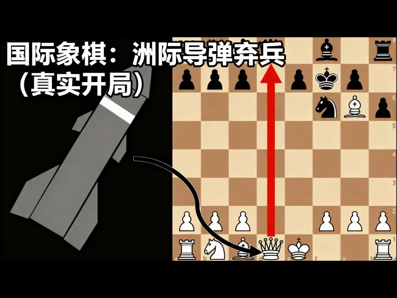 【中配】72%胜率！洲际导弹弃兵开局教学 - ChessPage1