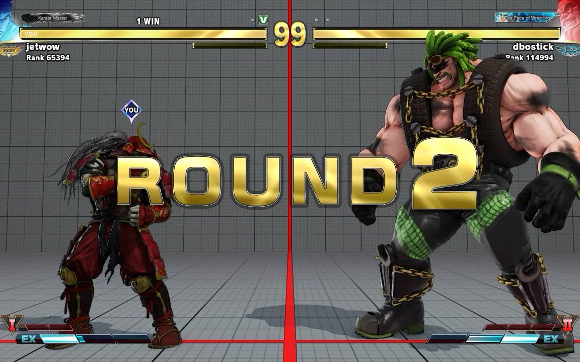 【街霸5街机版】隆 vs 阿比盖尔 房间赛
