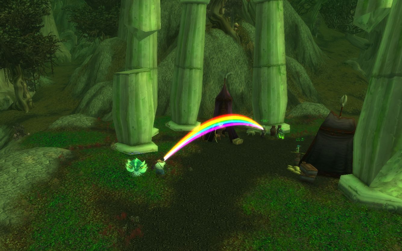 魔兽世界》良心玩具彩虹生成器获取流程!_哔