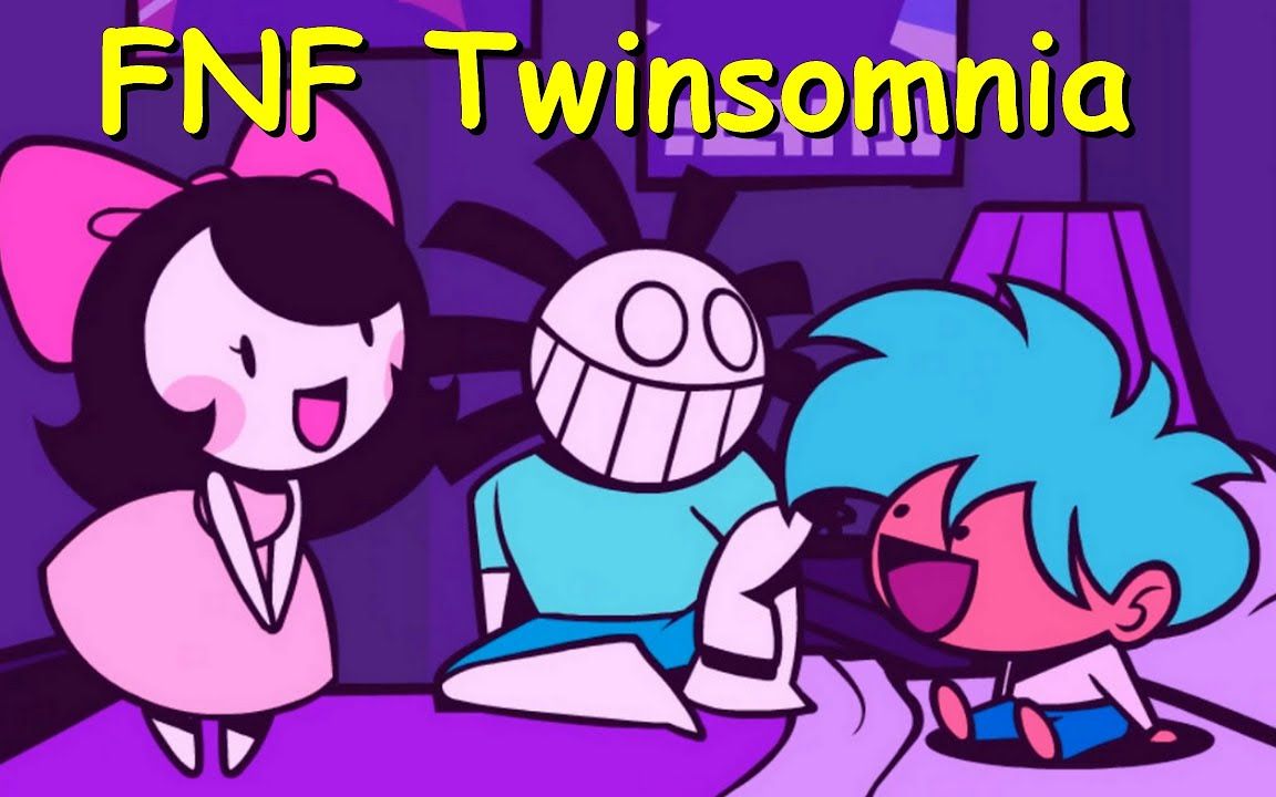 Friday Night Funkin'_ Twinsomnia (Boy 'n' Girl) Full Week [FNF Mod_HARD]