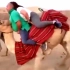 将近三百斤的夫妇骑骆驼，不听管理劝阻，发生搞笑一幕