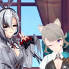 兔女郎父亲和猫娘女儿 父女摇