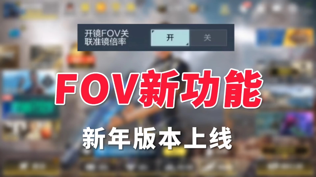 《FOV功能将在新年版本上线》