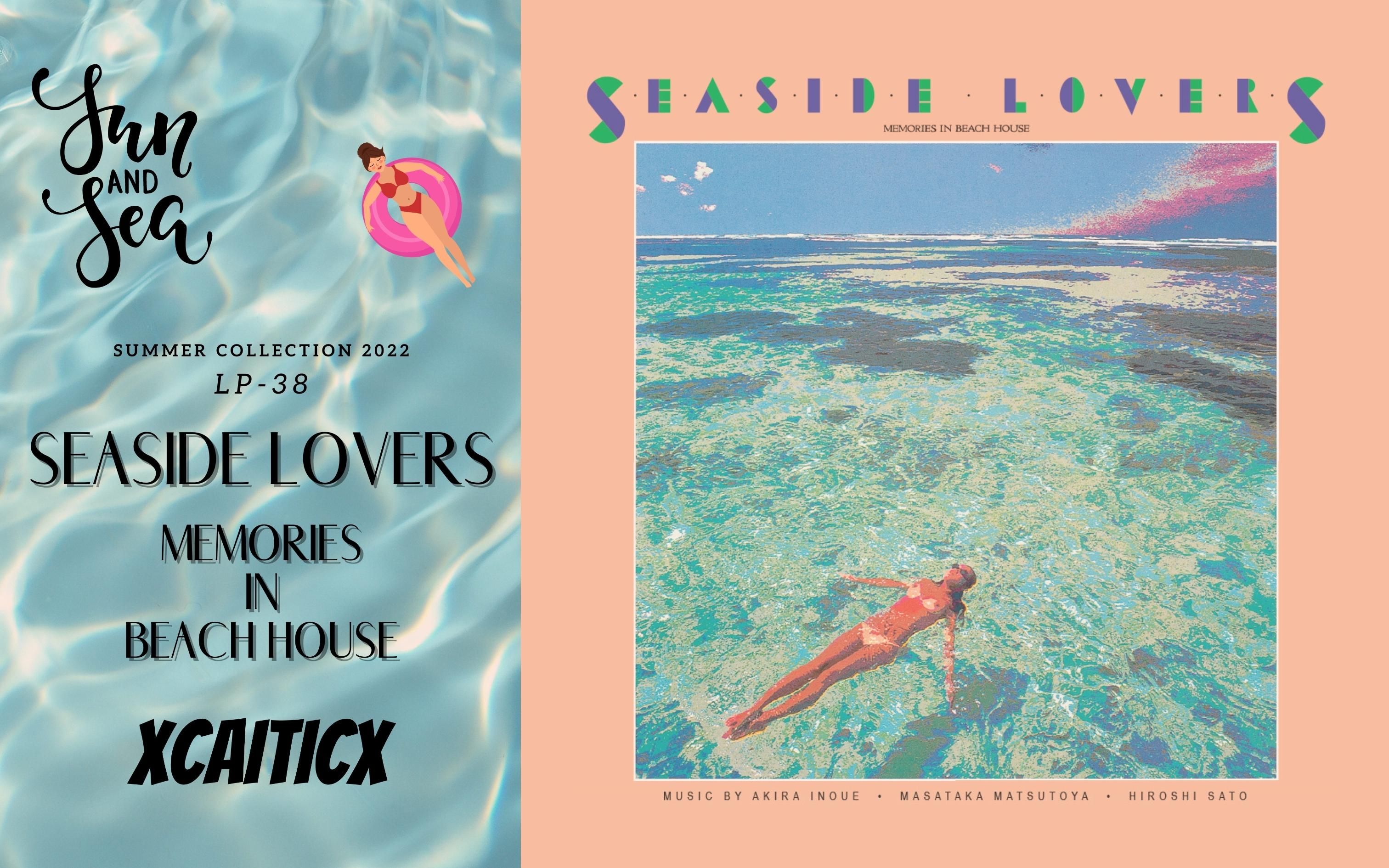 ◇松任谷正隆 / 井上鑑 / 佐藤博「Seaside Lovers」/LP、28AH1521 